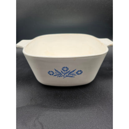 1960's Corning Ware Blue Cornflower Casserole Dish P-1 3/4-B ~1.75qt No Lid