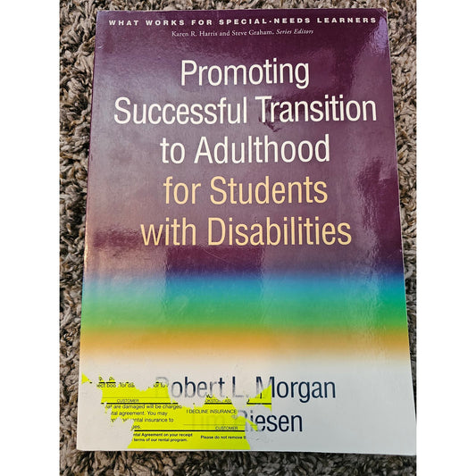 Promoting Successful Transition to Adulthood Students Disabilities Textbook