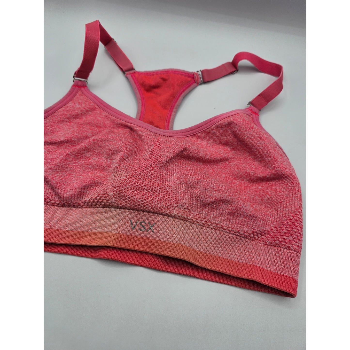 VSX Victorias Secret Womens Sz S Sports Bra Racer Back Compression