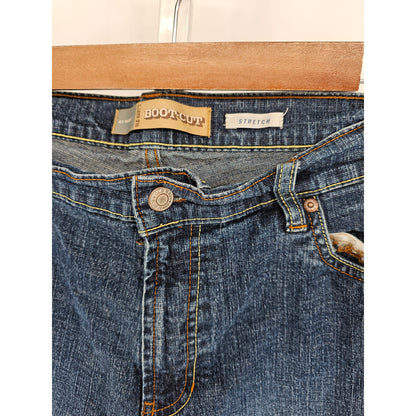 Vintage Y2K Old Navy Womens Sz 14 Bootcut Medium Wash Blue Jeans