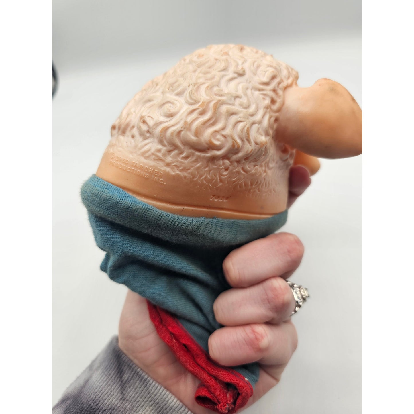 Lamb Chop Vintage Hand Puppet Tracher 1960 Vinyl Head Needs TLC