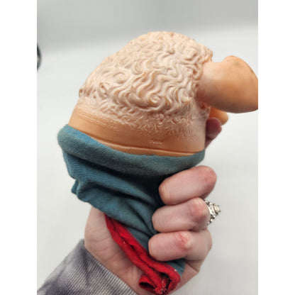 Lamb Chop Vintage Hand Puppet Tracher 1960 Vinyl Head Needs TLC
