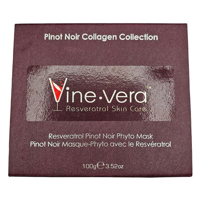 New VINE VERA RESVERATROL PINOT NOIR COLLAGEN PHYTOSILK SKINCARE MASK 100g