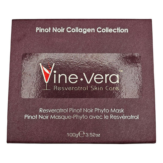 New VINE VERA RESVERATROL PINOT NOIR COLLAGEN PHYTOSILK SKINCARE MASK 100g