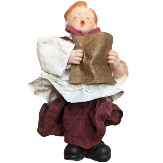 Vintage Made in Taiwan Singing Choral Christmas Boy Figurine Figure
