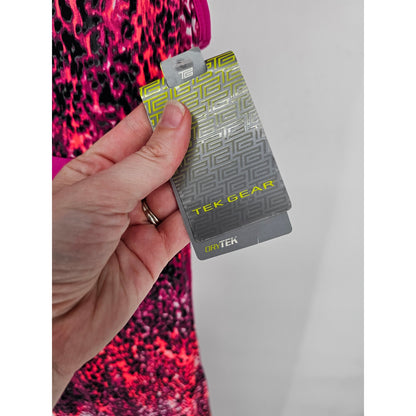 Tek Gear Womens Sz S Maxi length Athletic Dress Built in Bra Bright Pink NEW
