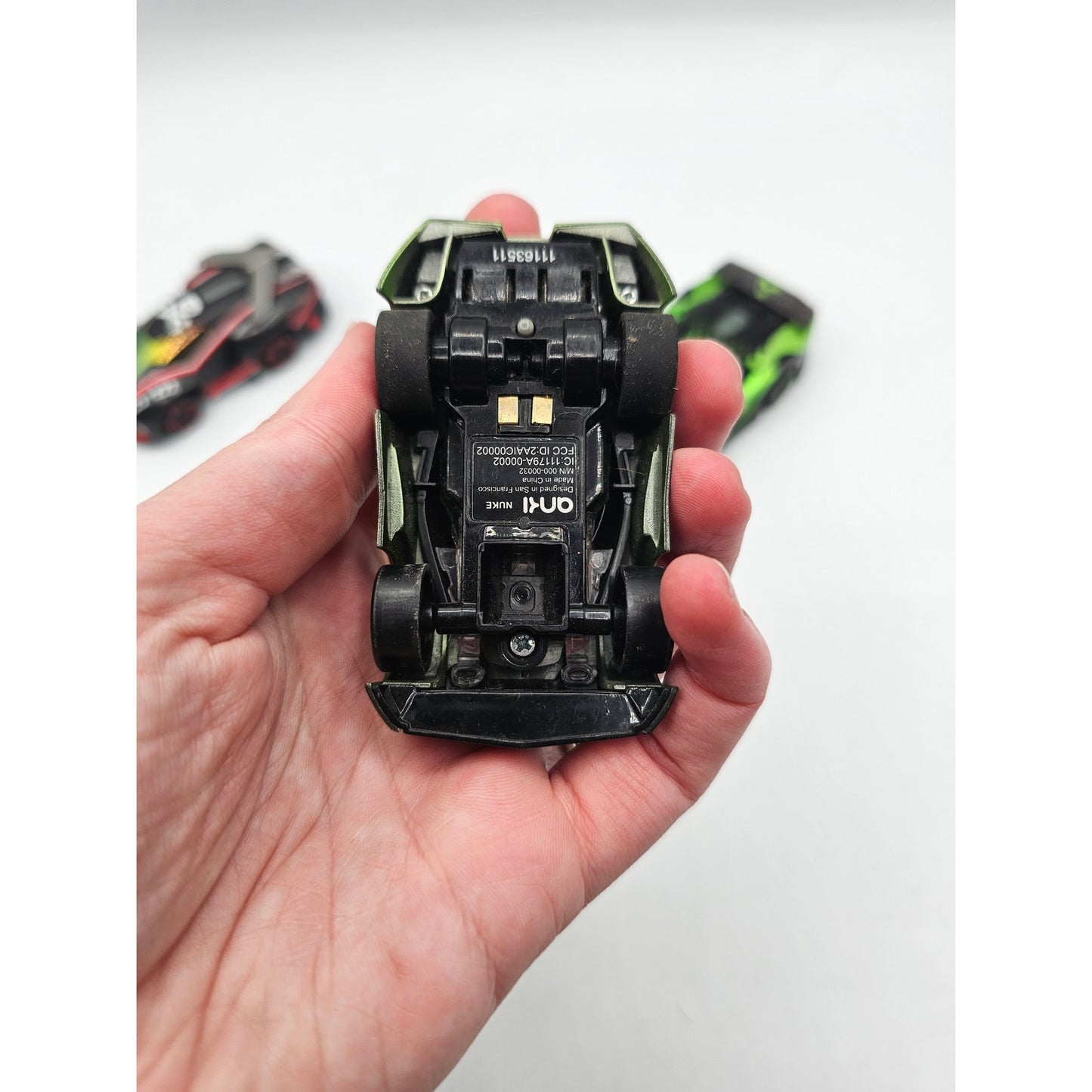 3 Anki Overdrive Expansion Cars Skull and 2 Green Nuke Cars