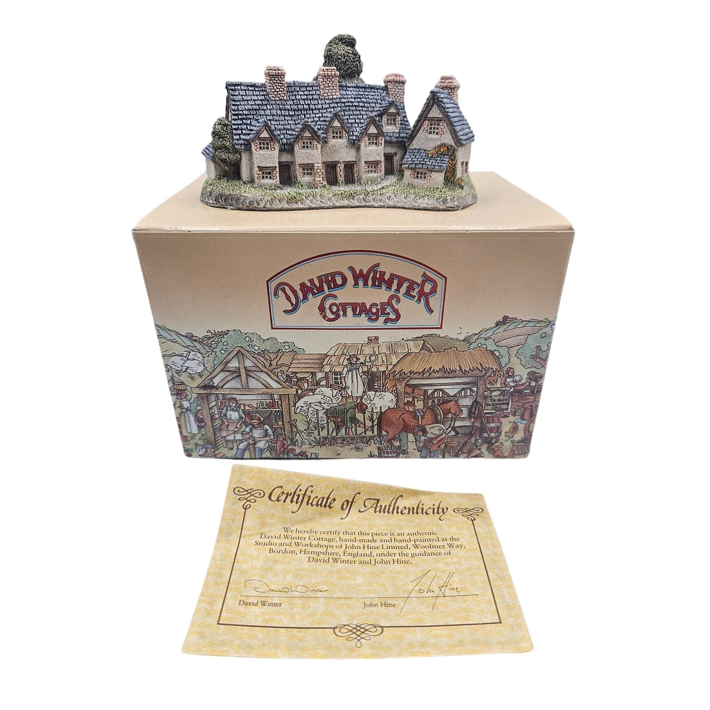 Vintage David Winter Cottages 1985 Craftsman Cottage