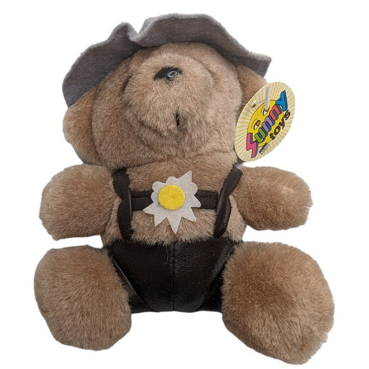 Vintage Sunny Toys Plush Stuffed Animal Teddy Bear German Outfit