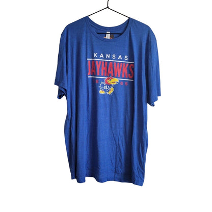 Kansas Jayhawks Mens Sz 2XL Short Sleeve T Shirt by Canvas NEW