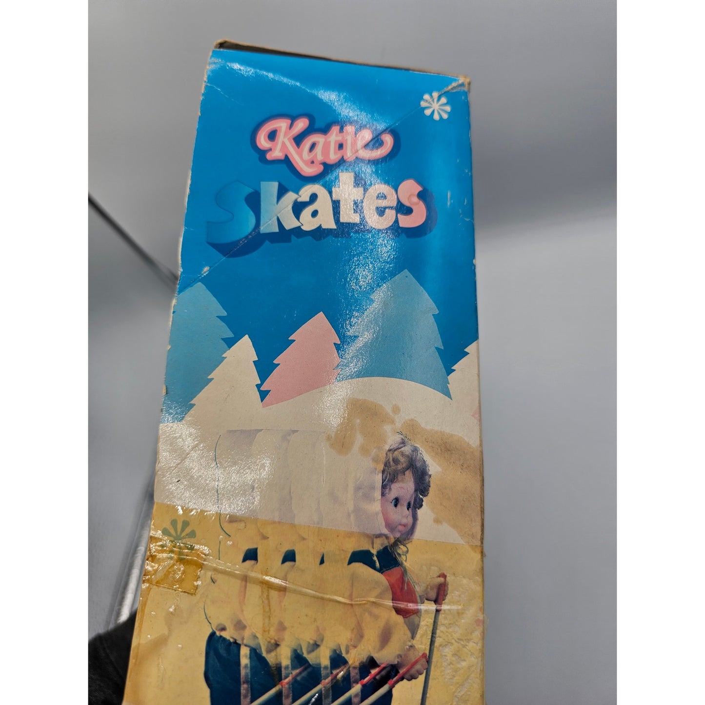 Vintage Katie Skates Ski Motion baby doll toy Complete Made For House Lloyd