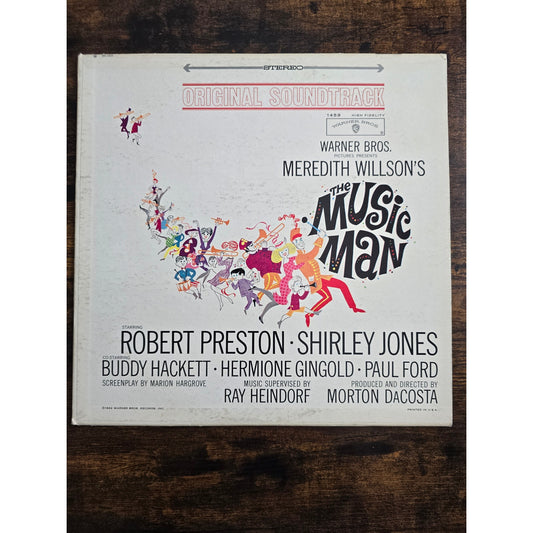 Vintage Meredith Willson's The Music Man Warner Bros Stereo BS1459