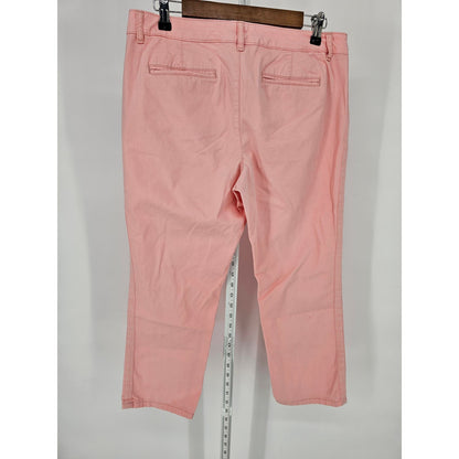 ANA A New Approach Womens Sz 10 Girlfriend Chino Pants Light Pink