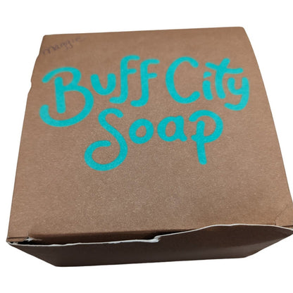 Retired Buff City Soap Candy Cane Forest 5.5oz Bar Pink White NEW