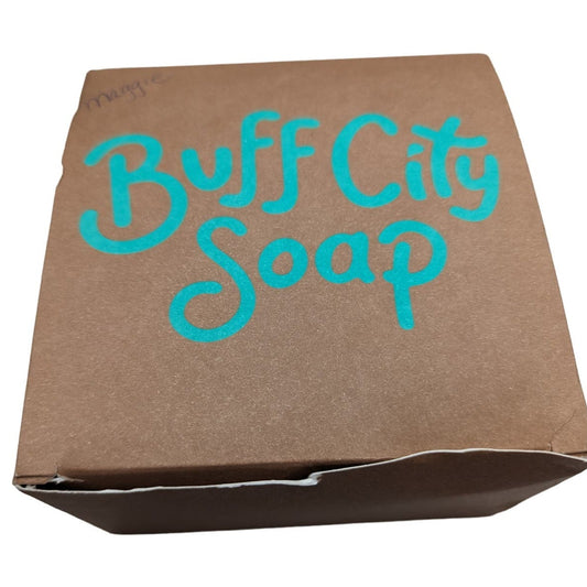 Retired Buff City Soap Candy Cane Forest 5.5oz Bar Pink White NEW