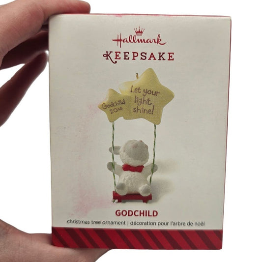 Hallmark Keepsake Christmas Tree Ornament 2014 Godchild Let Your Light Shine