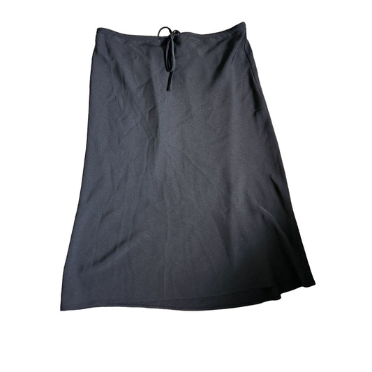 Vintage New York & company Womens Sz 10 Black Knee Length Skirt