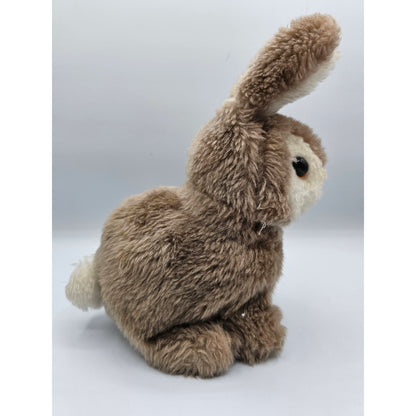 Vintage 1980s Red Eye Bunny Battery Operated Toy Iwaya Brown