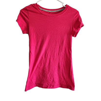 Active Basic Womens Sz M Crewneck Short Sleeve T Shirt Pink Athletic