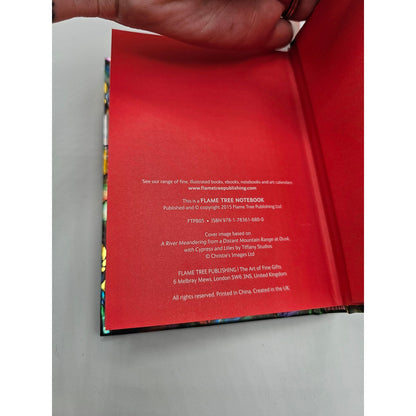 Flame Tree Pocket Notebook Tiffany Cypress and Lillies Foiled Journal