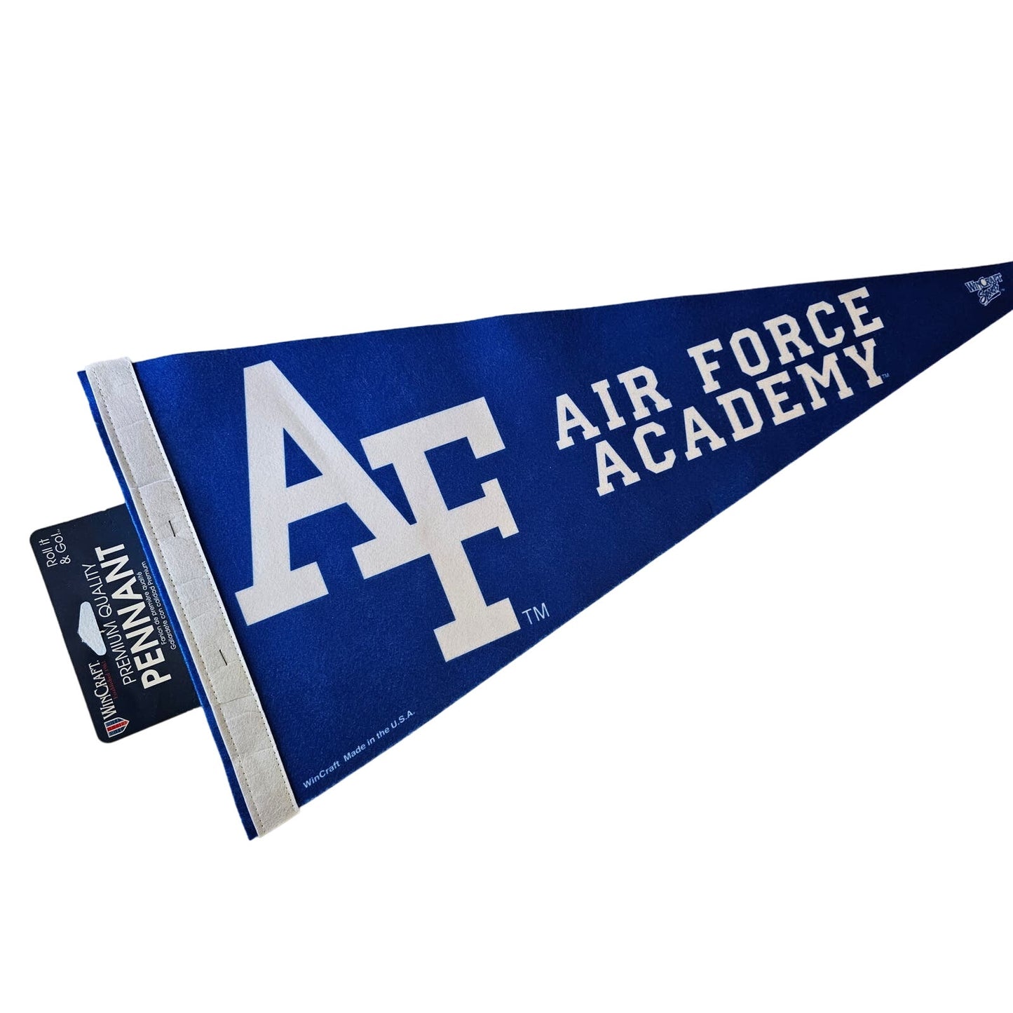 Vintage Air force Academy Blue Felt WinCraft Pennant Flag AF