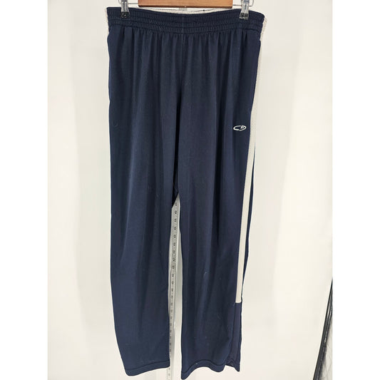 C by Champion Mens Sz L Navy Blue Athletic Track Pants