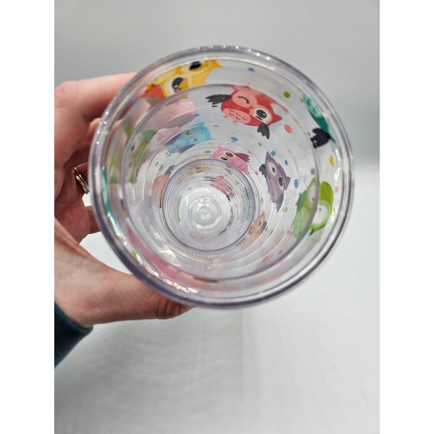 Tervis Insulated Plastic Tumbler NO LID Colorful Owl Print