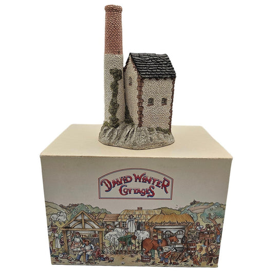 David Winter Cottages Cornish Tin Mine In Box Vintage 1983