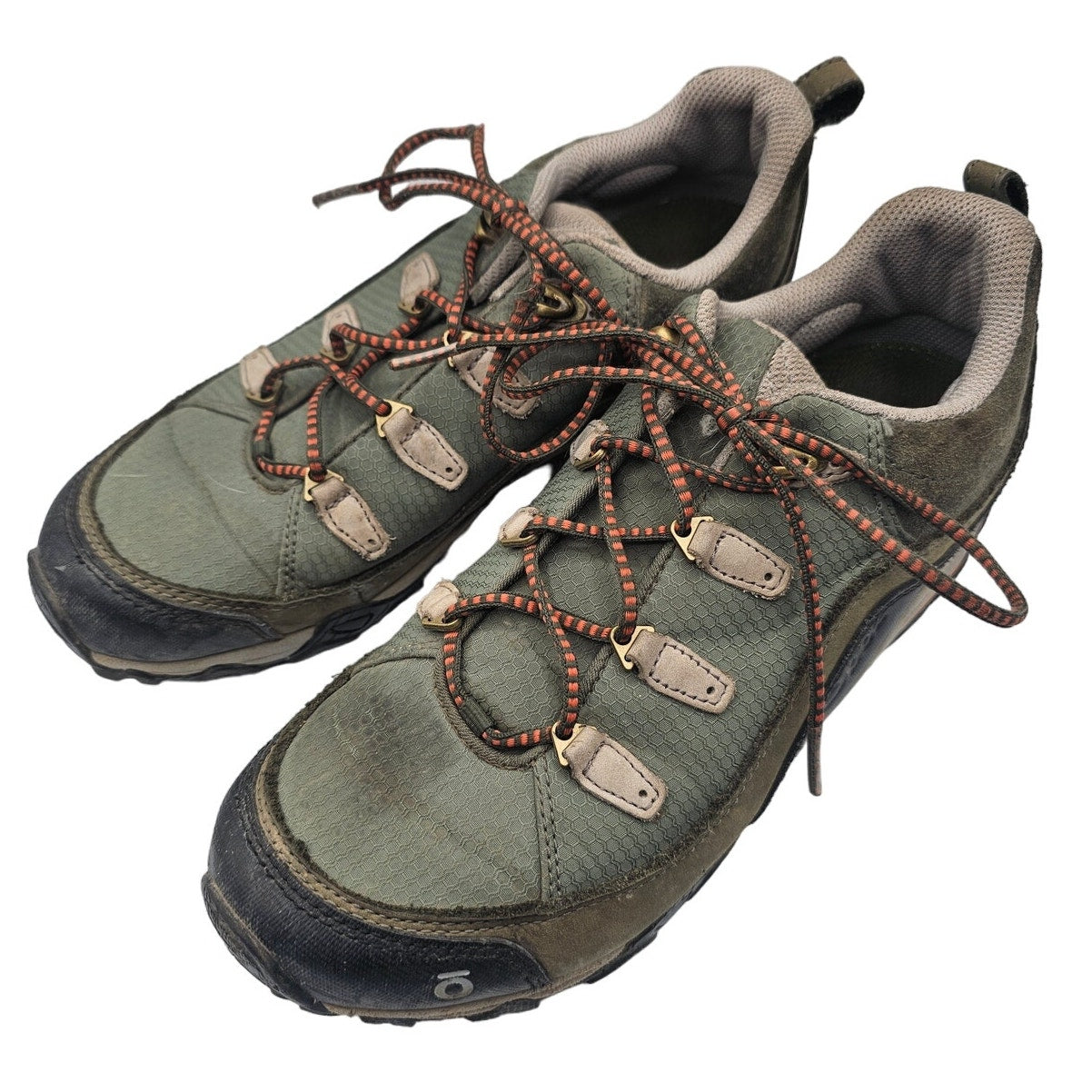 Oboz Juniper Women Low Running Trekking Hiking Trail Shoes Size 7.5 Green