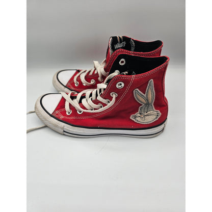 Converse all star bugs bunny looney tunes red high top Shoes Mens 4.5 Womens 6.5