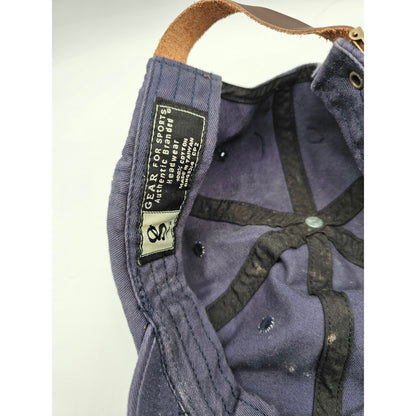 Vintage 1990s Arkansas Athletic Dept Baseball Cap Dad Hat Leather Strap