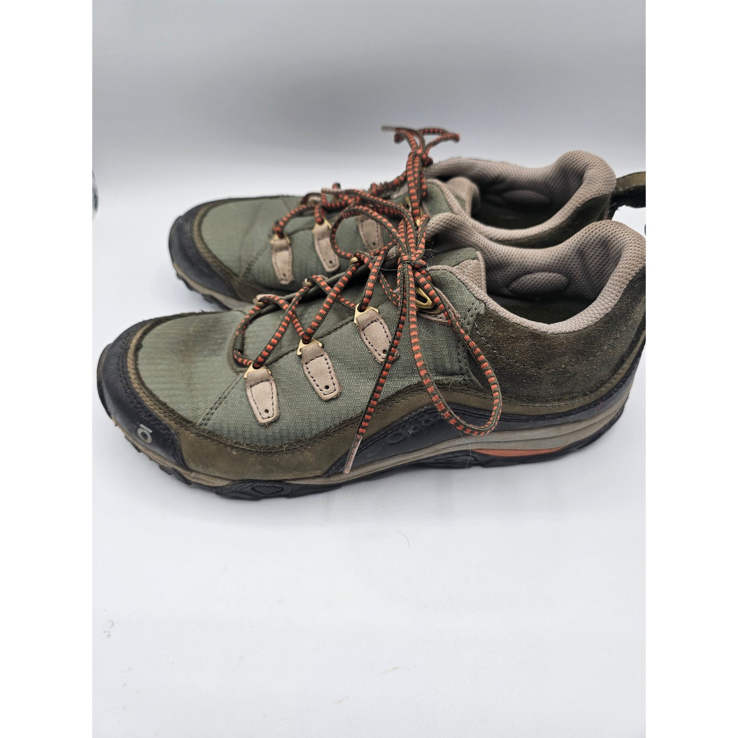 Oboz Juniper Women Low Running Trekking Hiking Trail Shoes Size 7.5 Green