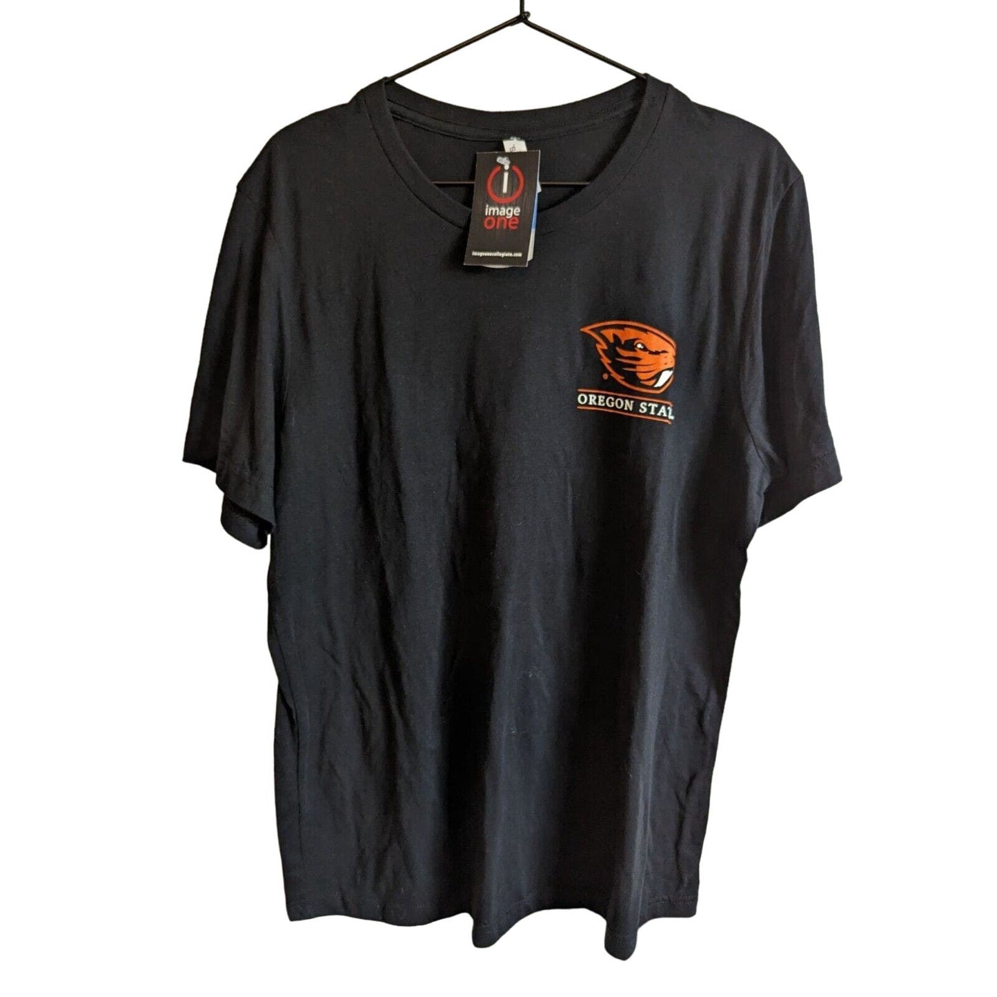 Oregon State University Mens Sz L Short Sleeve T Shirt Black NEW