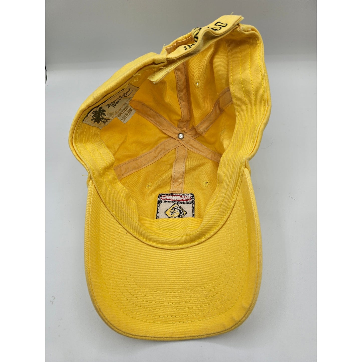 Diamond Head Wear Womens Strapback Dad Hat Yellow Killer Surf Hawaii Kauai