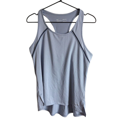 Under Armour Womens Sz M Loose Fit Tank Top Gray Athletic Running