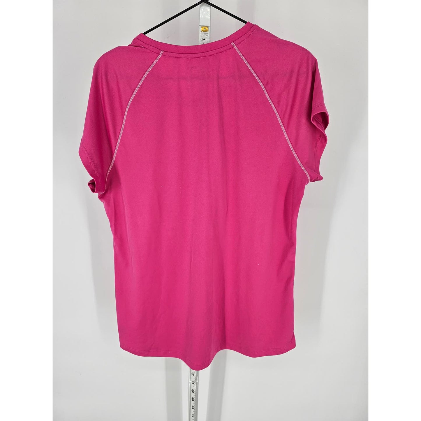 Champion Womens Sz XXL Short Sleeve Semi Fitted Athletic T Shirt Bright Pink