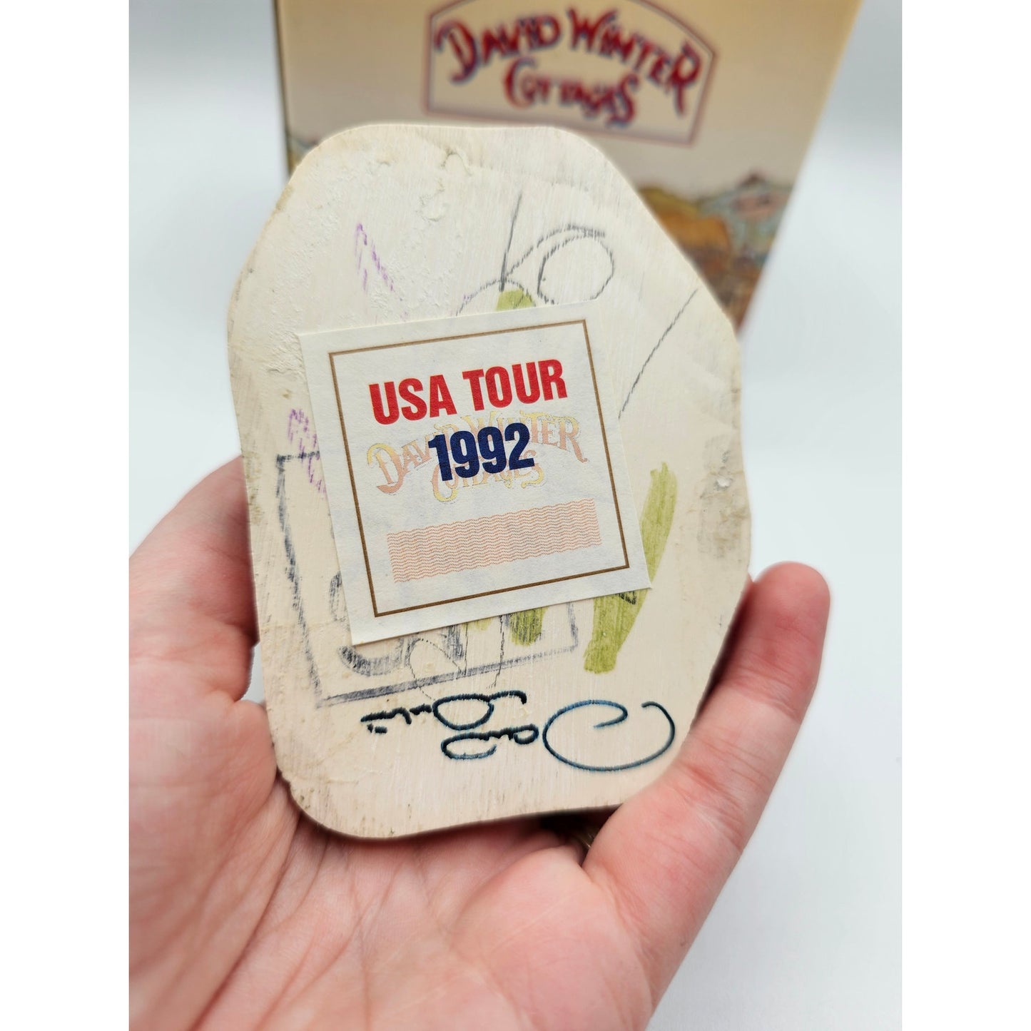 Vintage David Winter Cottages Irish Water Mill 1991 In Box