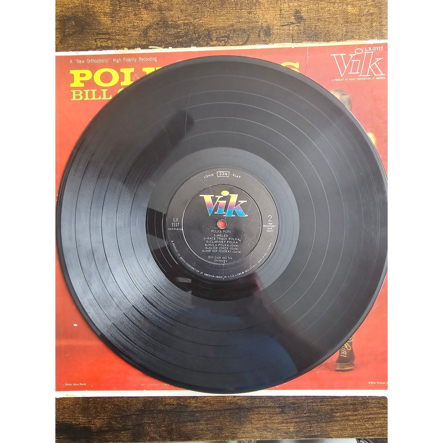 Bill Gale and His Orchestra Polka Pops LX-1117 Vik High Fidelity