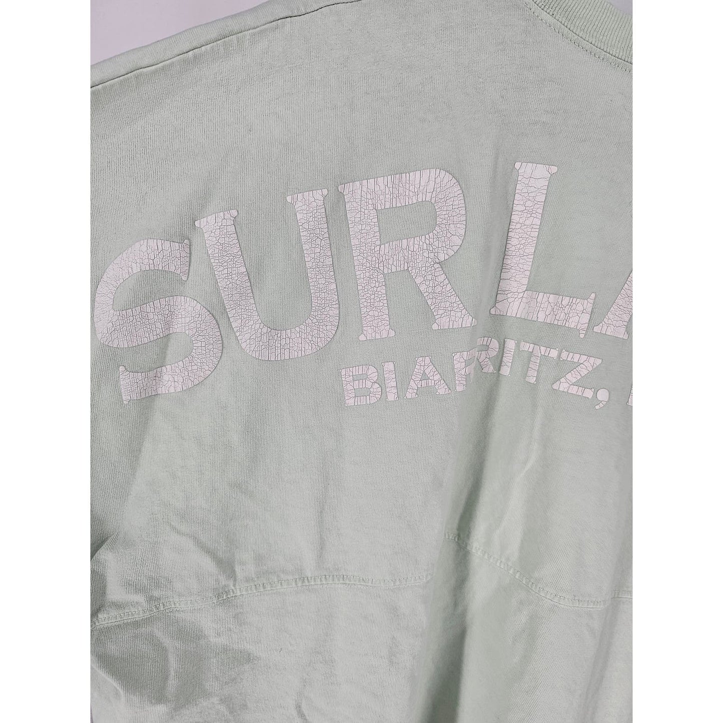 Vintage Spirit Jersey Surlamer Biarritz France Womens Sz XL Shirt Light Blue