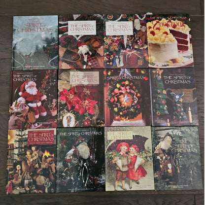 Leisure Arts Spirit of Christmas Hardback Lot of 12 from the 1990's