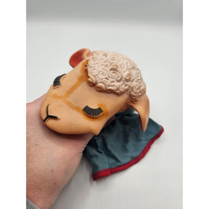 Lamb Chop Vintage Hand Puppet Tracher 1960 Vinyl Head Needs TLC