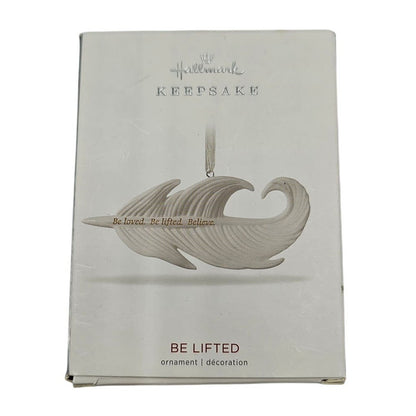 Hallmark Keepsake Christmas Ornament 2018 Be Lifted Porcelain Feather