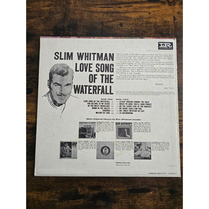 Vintage Slim Whitman Love Song of the Waterfall Imperial LP-9277