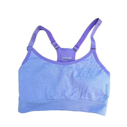 Reebok Womens Sz XS Light Purple Sports Bra Racerback