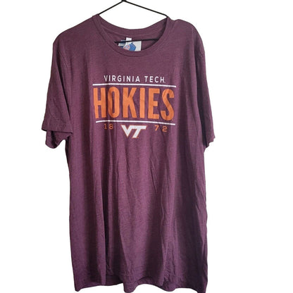 Virginia Tech Hokies Mens Sz 2XL short Sleeve T Shirt by Canvas NEW