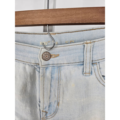 Old Navy Womens Sz 10 Boyfriend Fit Light Wash Blue Jean Shorts