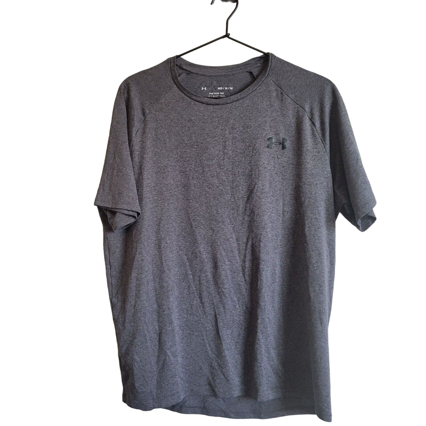 Under Armour Mens Sz M Short Sleeve Tech Tee T Shirt athletic Gray