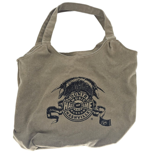 Country Music Hall of Fame Museum Nashville Canvas Tote Bag Beige