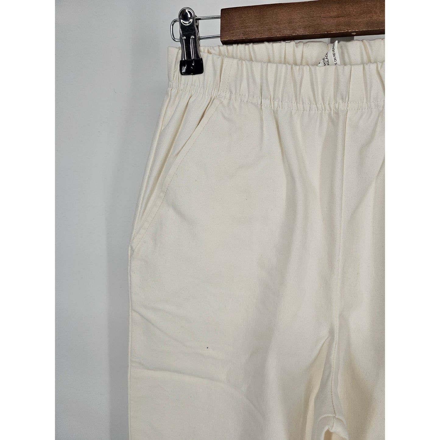 Vintage 1990s American Sweetheart Womens Sz S Pull On High Waist Pants White