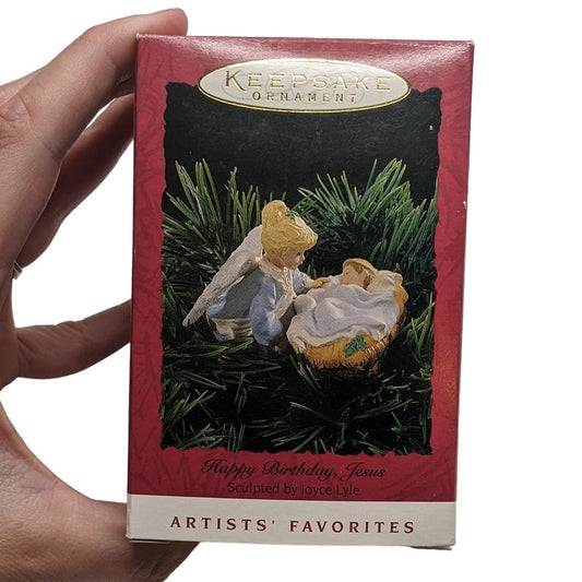 Hallmark Keepsake Christmas Ornament Happy Birthday Jesus Joyce Lyle